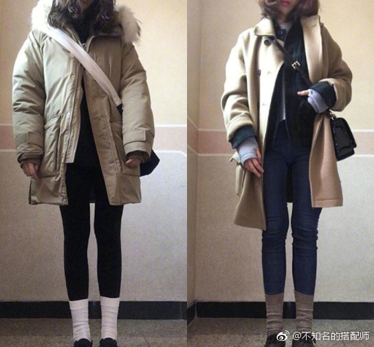 冬季美女穿衣搭配_简约不显臃肿的时尚冬季穿搭 7