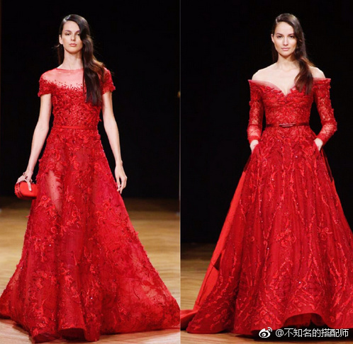 欧美美女模特中东风纱裙礼服图片 4