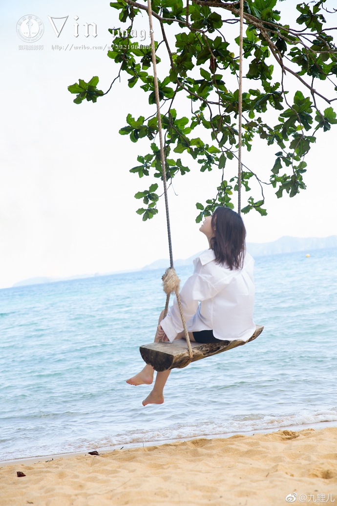 热门美女九鲤儿海边沙滩性感写真 6