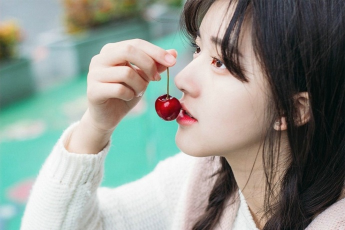 青春无敌皮肤白嫩马尾辫美女清纯图片 2