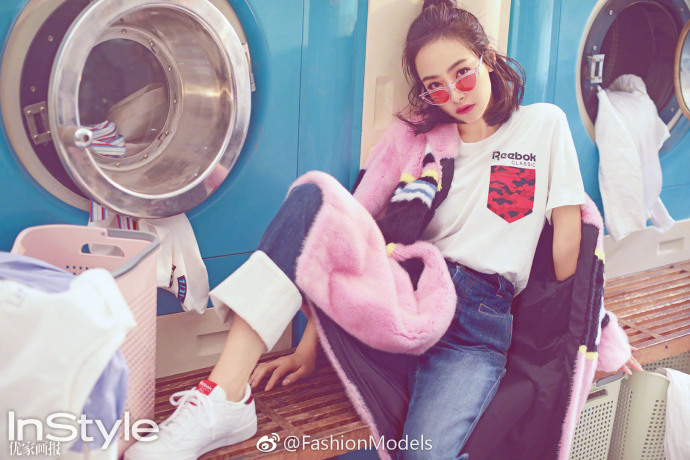 青岛美女明星宋茜《Instyle优家画报》大闹洗衣房 7