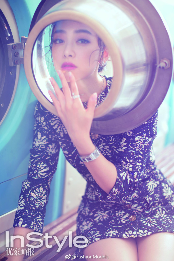 青岛美女明星宋茜《Instyle优家画报》大闹洗衣房 8