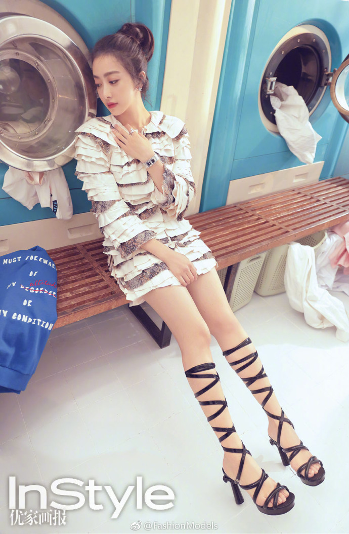 青岛美女明星宋茜《Instyle优家画报》大闹洗衣房 9