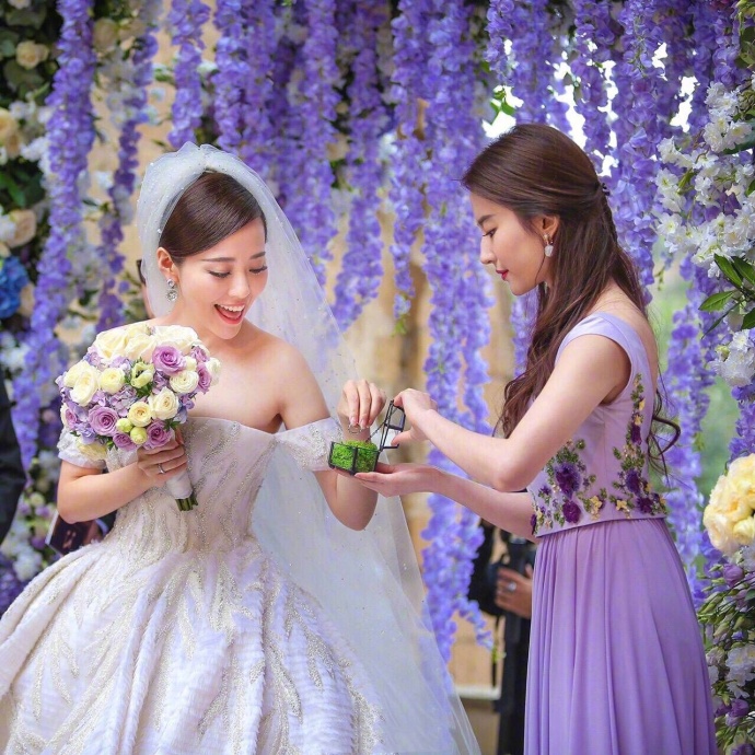 小仙女美女明星刘亦菲清新脱俗最美伴娘图片 3