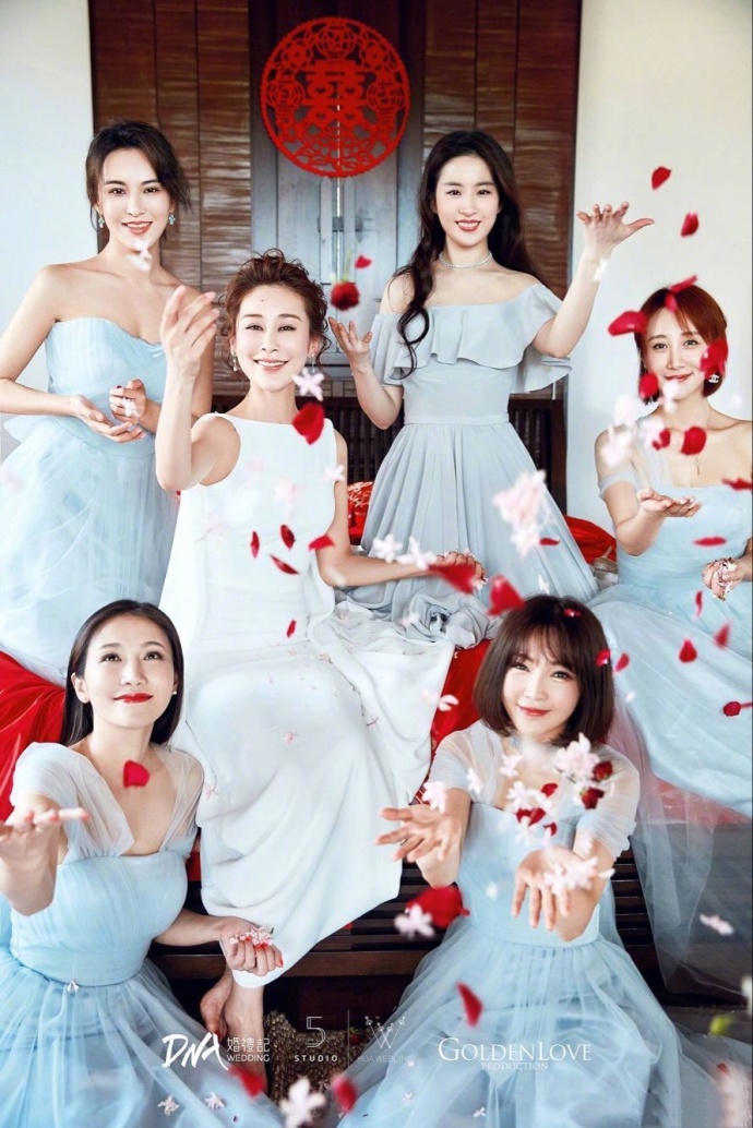 小仙女美女明星刘亦菲清新脱俗最美伴娘图片 7