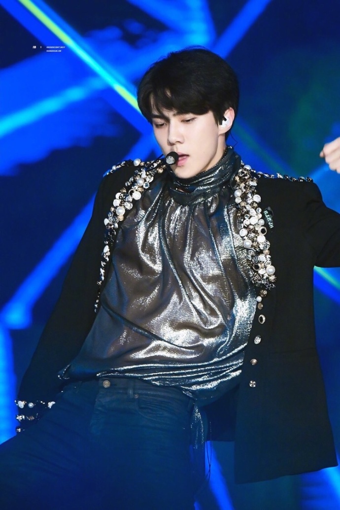 韩国男明星帅哥exo成员吴世勋歌谣大战高清图片 9