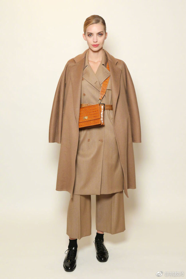 欧美美女模特演绎Max Mara 2018早秋系列端庄大气经 8