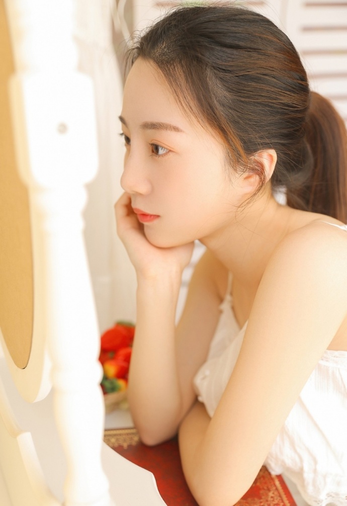 唯美治愈系清纯美女学生妹图片 4