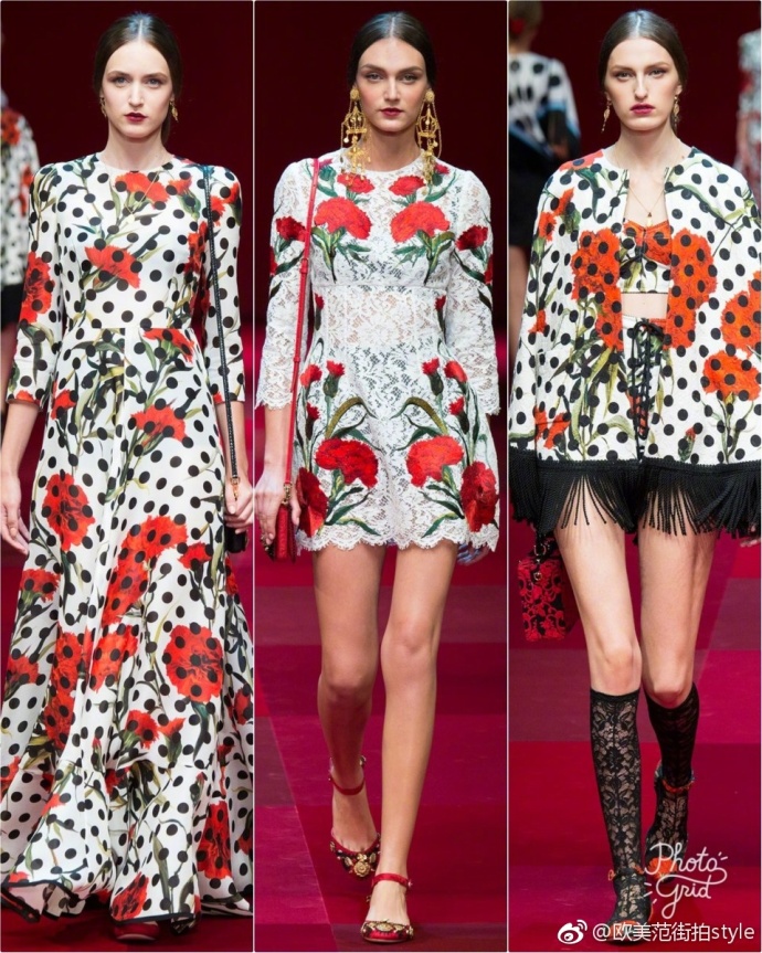 欧美美女模特演绎Dolce & Gabbana热情奔放的西班牙 2