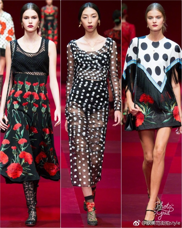 欧美美女模特演绎Dolce & Gabbana热情奔放的西班牙 3