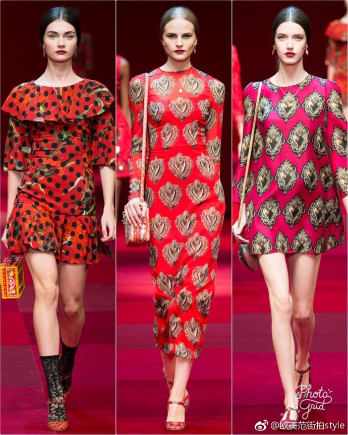 欧美美女模特演绎Dolce & Gabbana热情奔放的西班牙 4