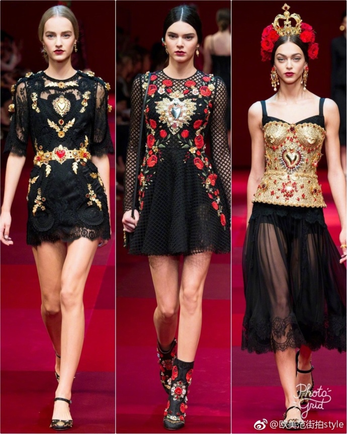 欧美美女模特演绎Dolce & Gabbana热情奔放的西班牙 8