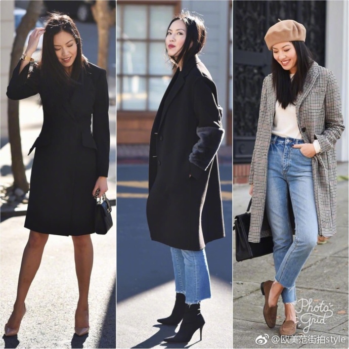 欧美美女旧金山博主9to5chic职场OL轻熟女气质搭配 2