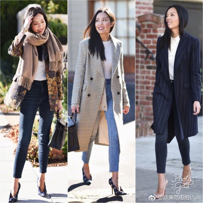 欧美美女旧金山博主9to5chic职场OL轻熟女气质搭配 4