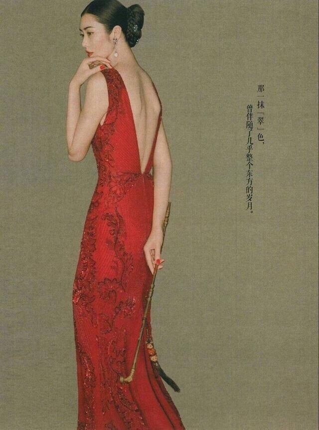 中国风时尚超模刘雯复古风写真 9