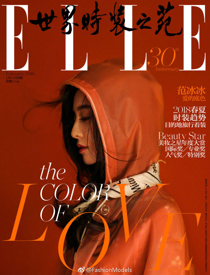 明星情侣范冰冰李晨携手登上ELLE China 2月刊封面 5