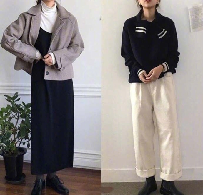 文艺范美女复古简约舒适的慵懒穿衣搭配style 4