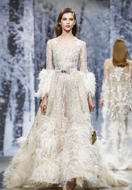 Ziad Nakad Couture FW 2017美到开挂的冰雪女王秀场礼服 2