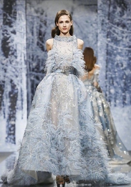 Ziad Nakad Couture FW 2017美到开挂的冰雪女王秀场礼服 4