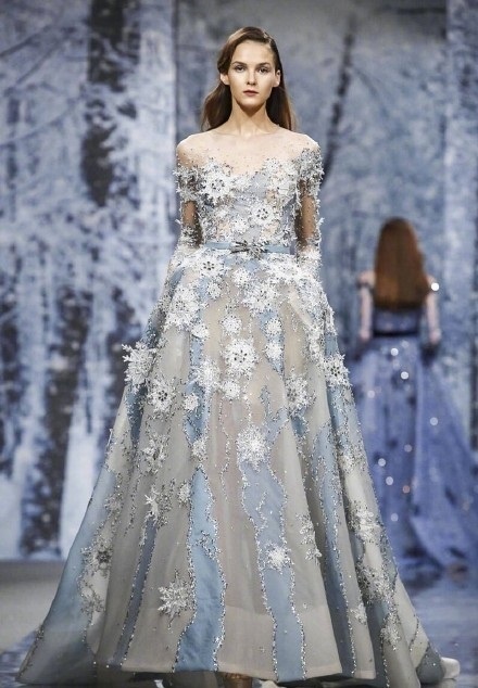 Ziad Nakad Couture FW 2017美到开挂的冰雪女王秀场礼服 9