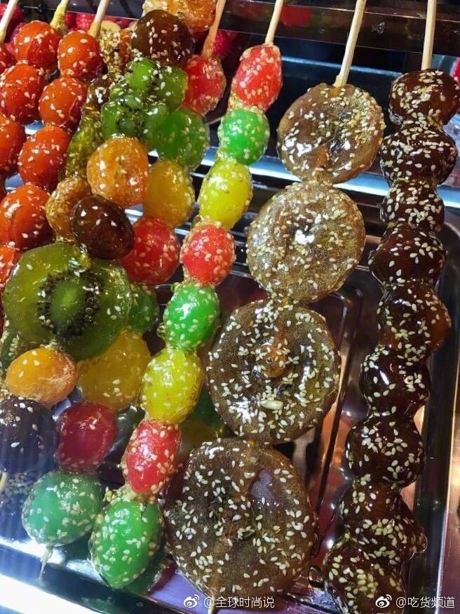冬天里有一种小吃叫冰糖葫芦图片 2