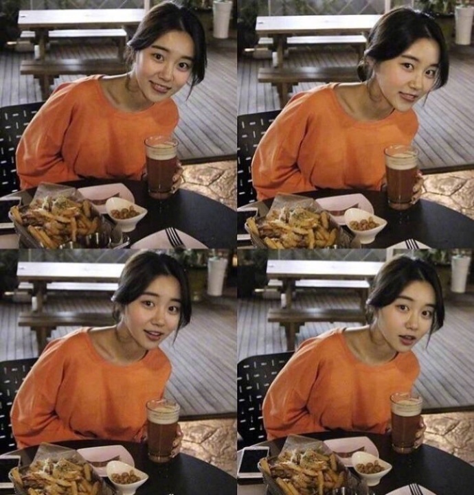 美女自拍姿势_女生四宫格拍照法get 8