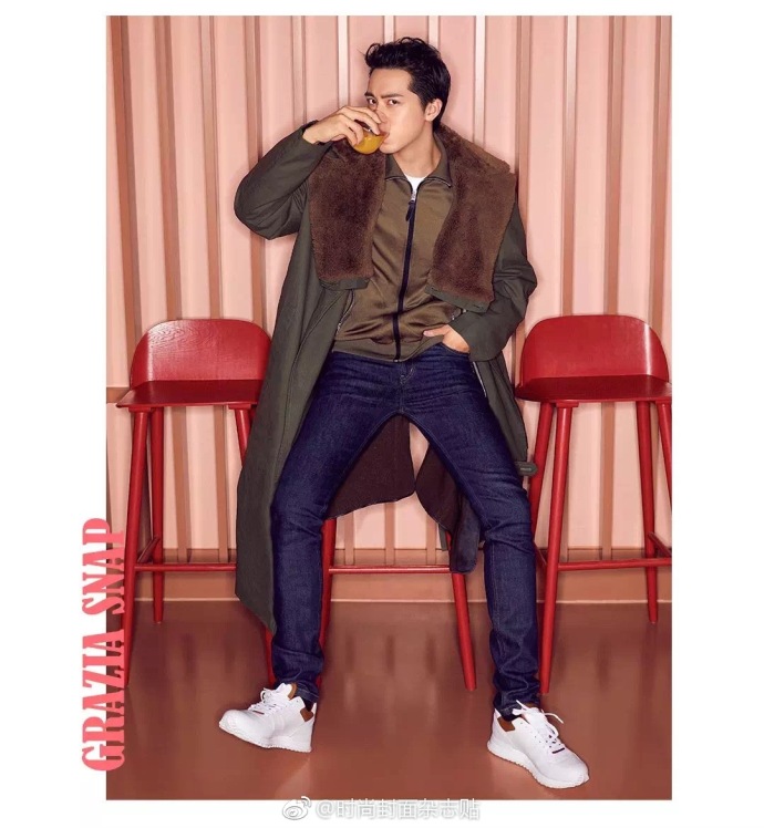 小鲜肉男明星帅哥许魏洲《红秀Grazia》摇滚少年 3