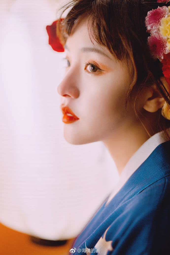 微博清纯美女许白桥日本和服唯美写真 3