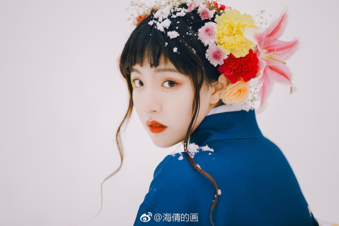 微博清纯美女许白桥日本和服唯美写真 6
