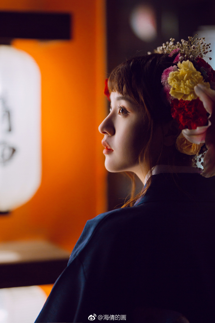微博清纯美女许白桥日本和服唯美写真 8