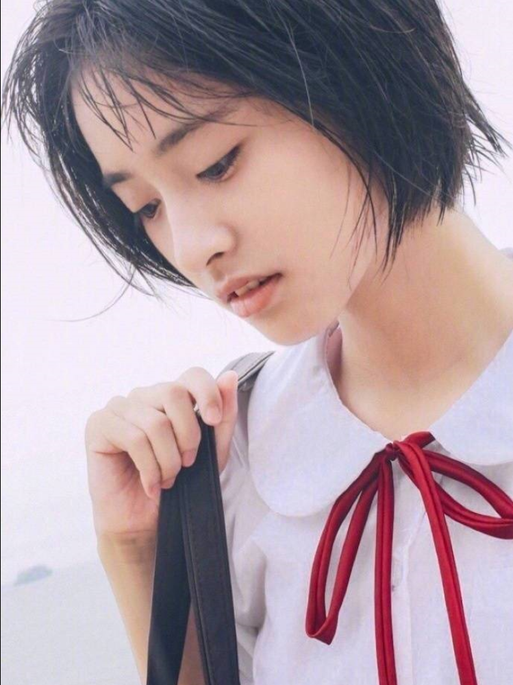 大眼美女明星沈月清纯可爱图片 3