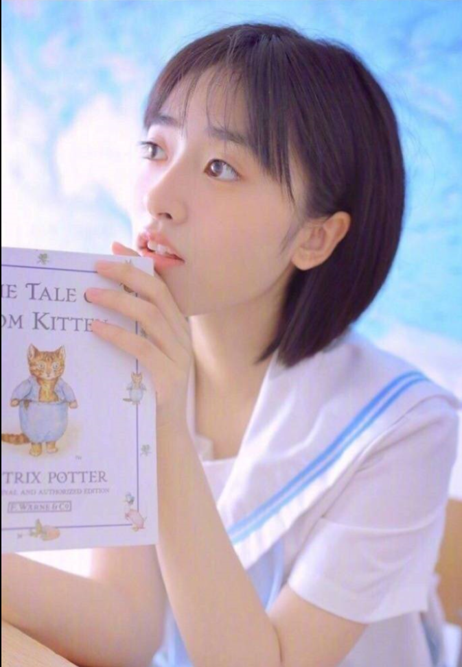 大眼美女明星沈月清纯可爱图片 10