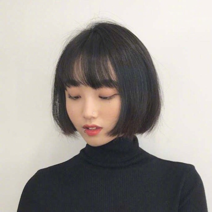 一波短发合集直发卷发都有的短发美女自拍合集