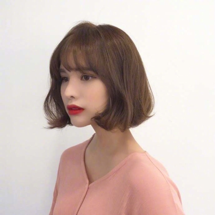 一波短发合集直发卷发都有的短发美女自拍合集 3