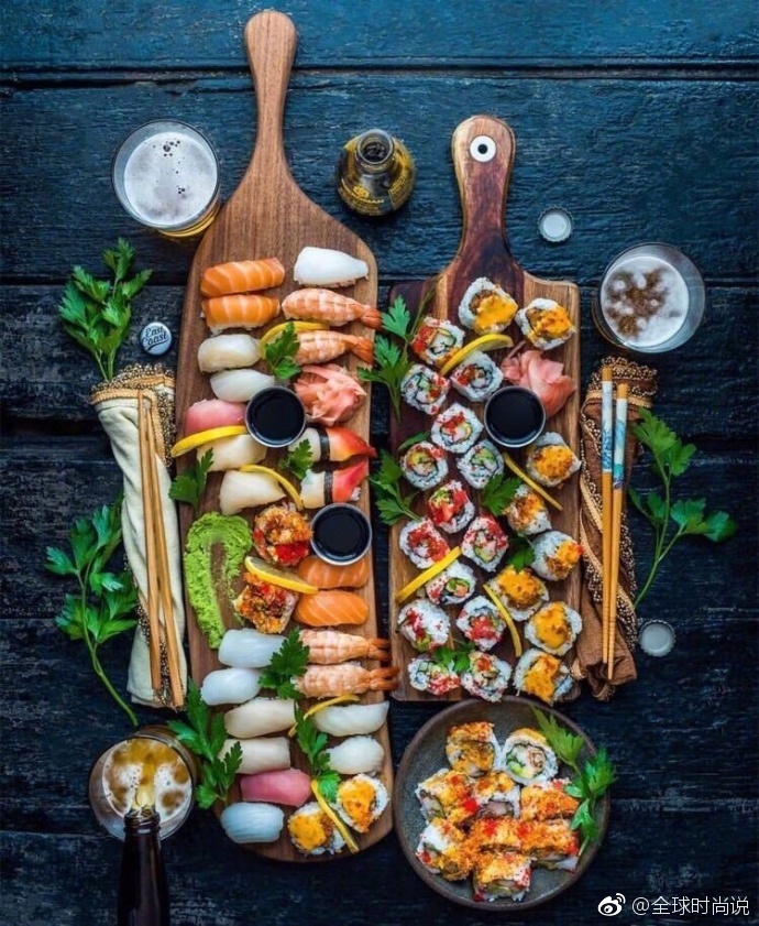 日式料理图片_寿司大餐图片 7