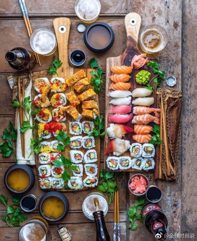 日式料理图片_寿司大餐图片 9