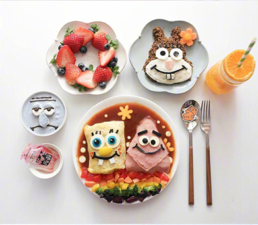 健康营养美食图片_幸福的两人早餐 2