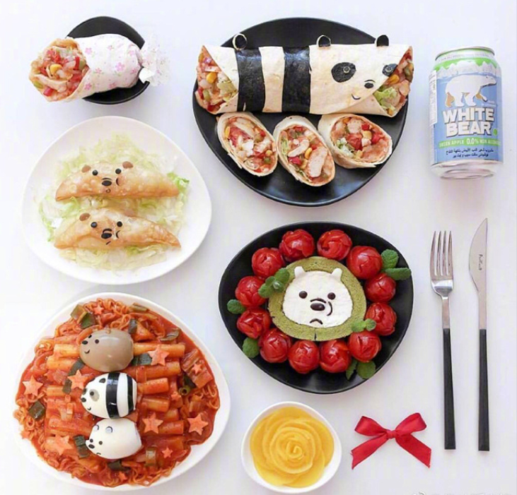 健康营养美食图片_幸福的两人早餐 6