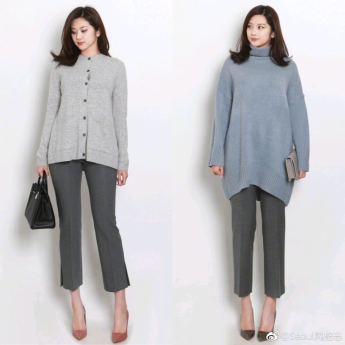知性美女出勤穿衣搭配look 3