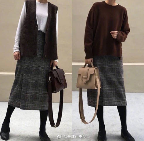 时尚又不夸张的休闲上班穿衣搭配look 3