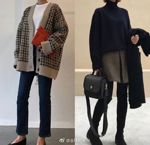 时尚又不夸张的休闲上班穿衣搭配look 7