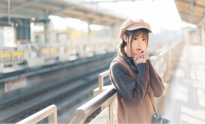 甜美白皙摄影美女小清新户外写真 3