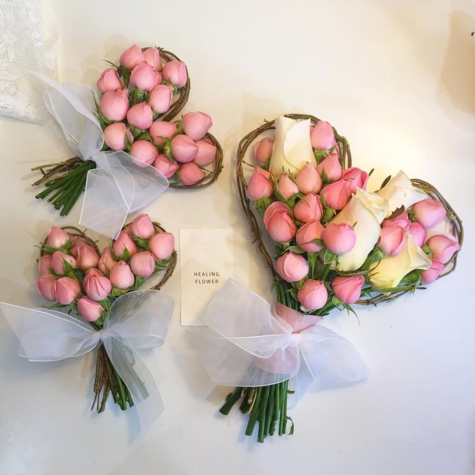 唯美鲜花图片:想收到一束满满心意的heart花束 6