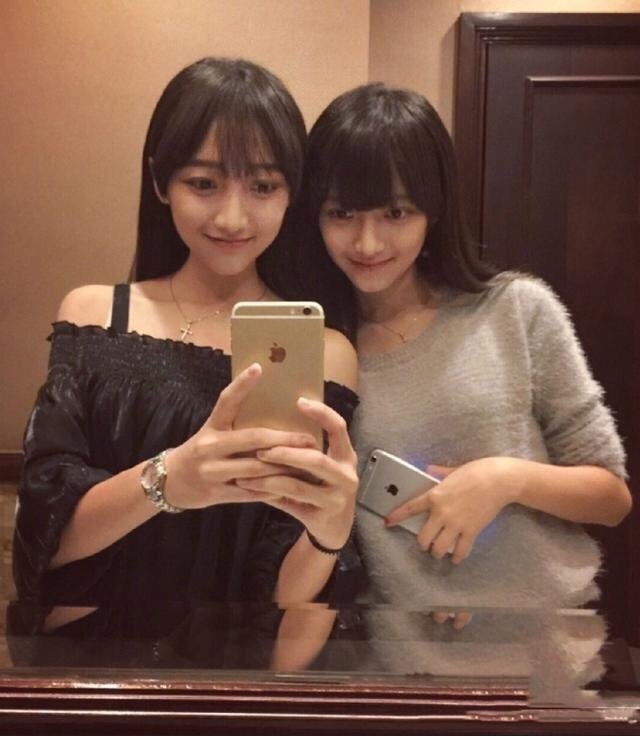 中山大学校花一对高颜值双胞胎姐妹花清纯图片 8