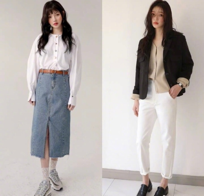 韩系甜美通勤风​​​​穿衣搭配LOOK 4