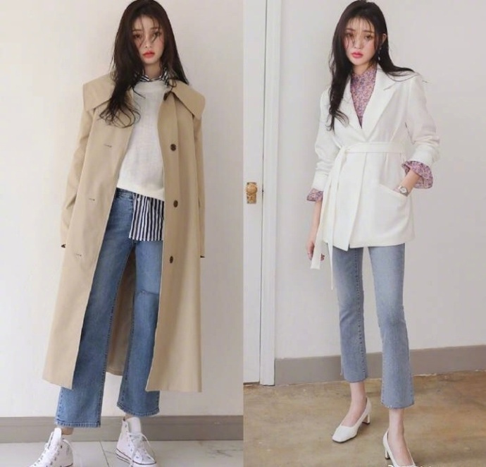 韩系甜美通勤风​​​​穿衣搭配LOOK 8