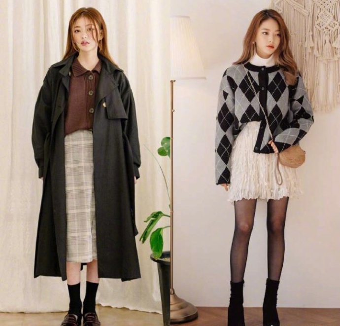 女生们可以尝试的冬季温柔优雅穿搭look