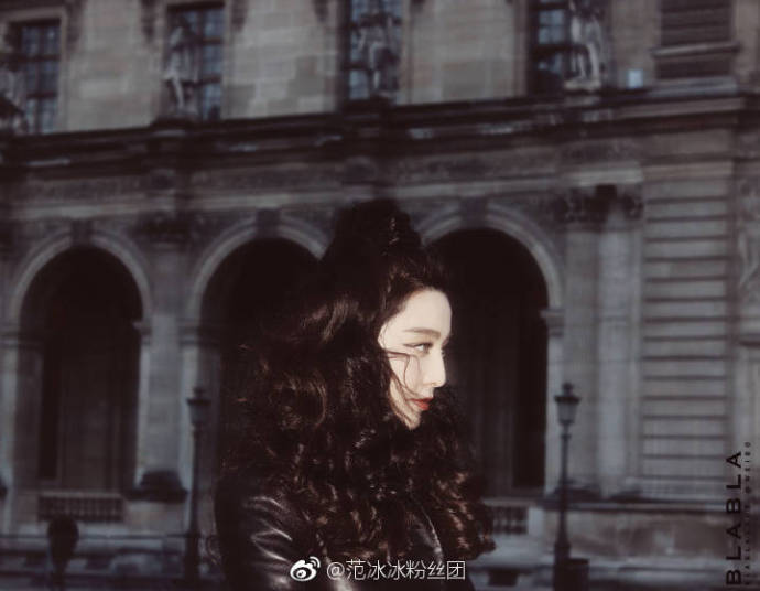 青岛美女明星范冰冰巴黎时装周摩登范儿看路易 9