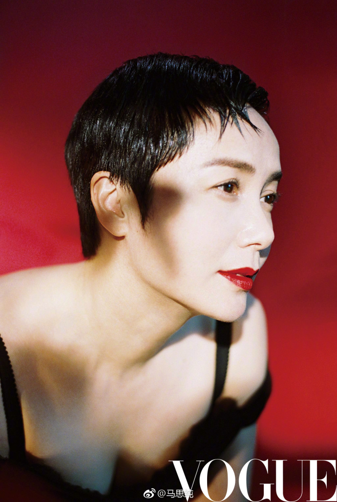 大眼美女明星蒋雯丽精致写真图片 3