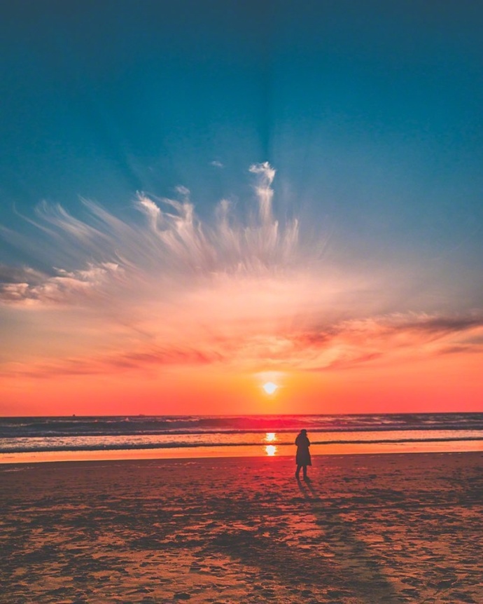 海边日落风景图片 4